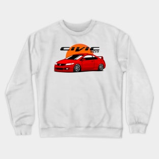 Civic SI red candy Crewneck Sweatshirt